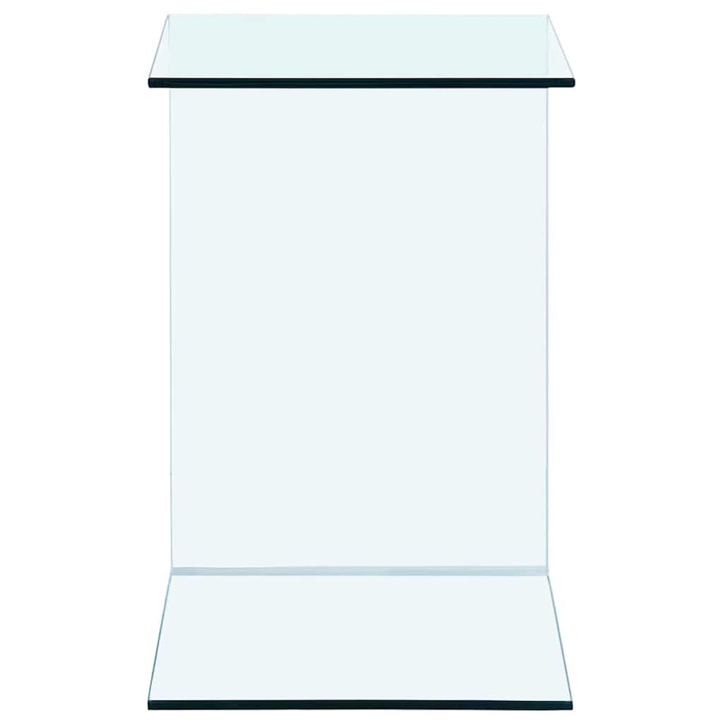 vidaXL Side Table | Clear | Tempered glass | 40x40x60 cm | Tough | Side Table