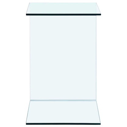 vidaXL Side Table | Clear | Tempered glass | 40x40x60 cm | Tough | Side Table