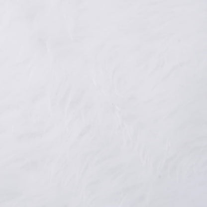 vidaXL Christmas Tree Skirt White 122 cm Faux Fur