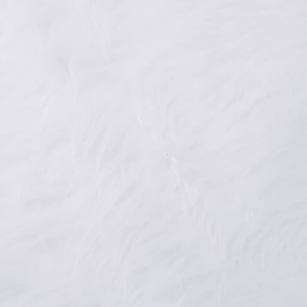 vidaXL Christmas Tree Skirt White 150 cm Faux Fur
