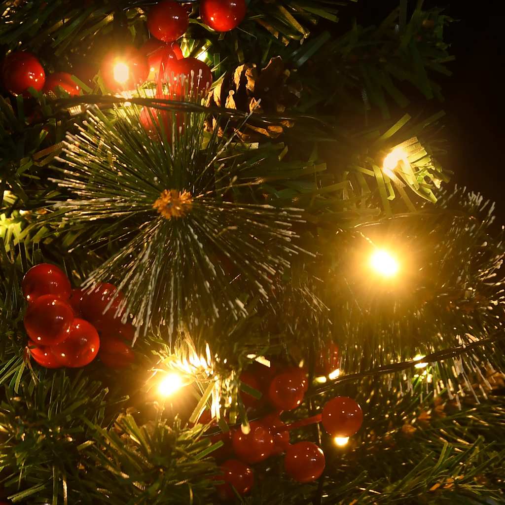 vidaXL Artificial Pathway Pre-lit Christmas Tree 2 pcs 76 cm PVC