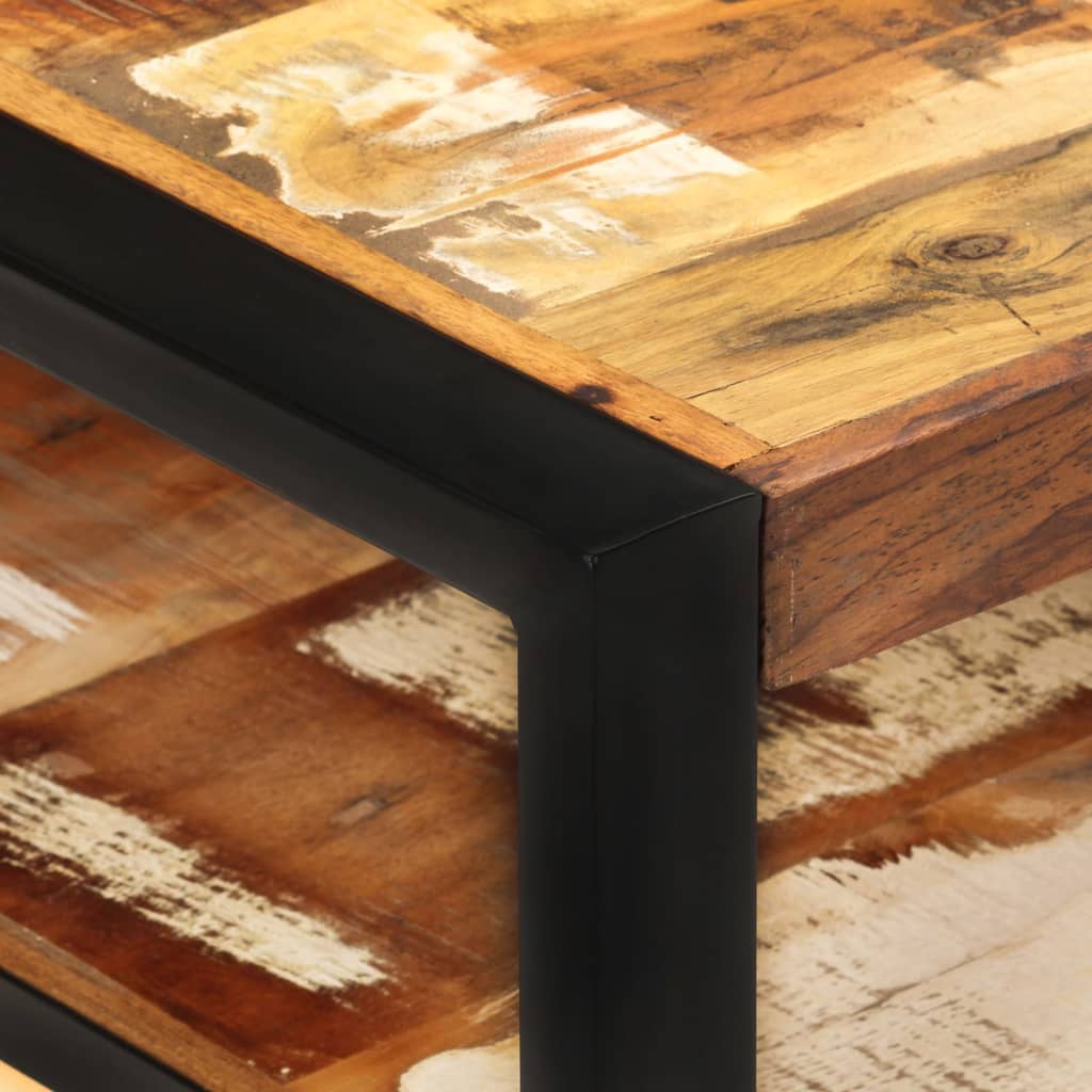 vidaXL Coffee Table 120x60x40 cm Solid Reclaimed Wood