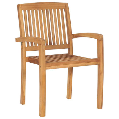 vidaXL Garden Dining Set | Natural Teak | Solid teak wood | Standard