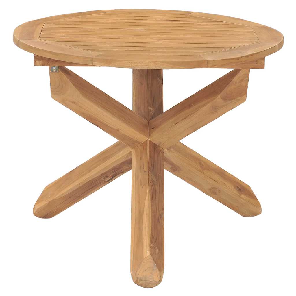 vidaXL Garden Dining Set | Natural Teak | Solid teak wood | Standard