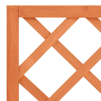 vidaXL Garden Trellis Planter Brown 70x30x135 cm Solid Firwood