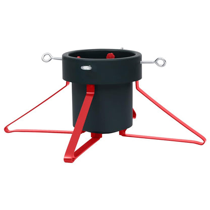 331310 vidaXL Christmas Tree Stand Green and Red 46x46x19 cm