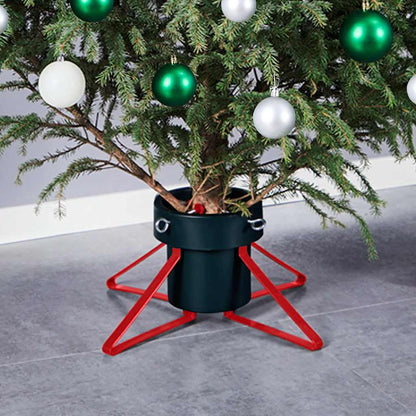 331310 vidaXL Christmas Tree Stand Green and Red 46x46x19 cm