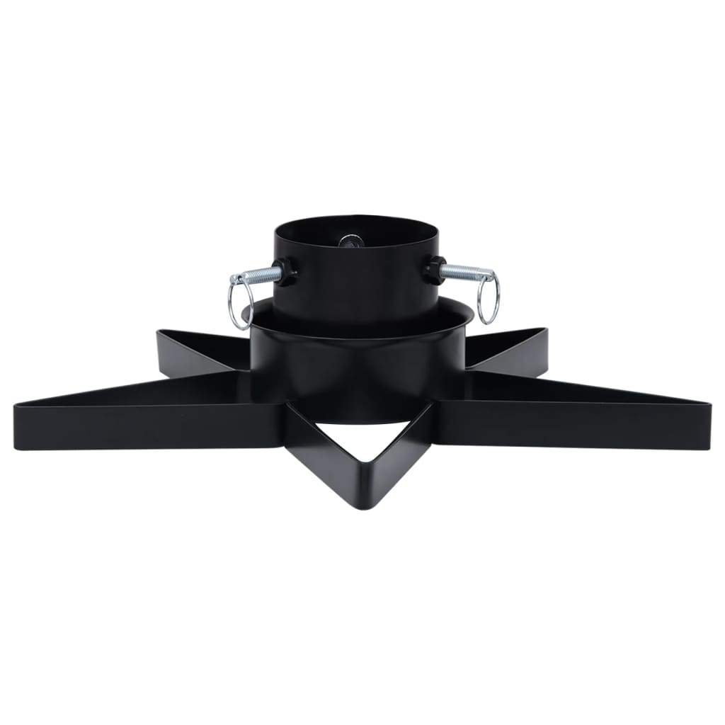 vidaXL Christmas Tree Stand Black 47x47x13.5 cm