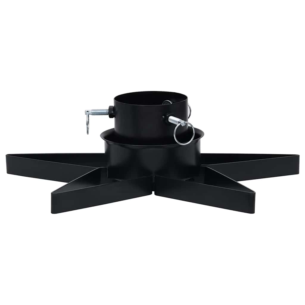 vidaXL Christmas Tree Stand | Black | Metal | Medium | Christmas Tree Stand
