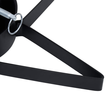 vidaXL Christmas Tree Stand Black 47x47x13.5 cm