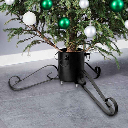 331319 vidaXL Christmas Tree Stand Black 58x58x21 cm