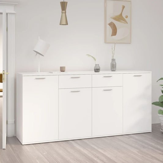 vidaXL Sideboard White 160x36x75 cm Engineered Wood