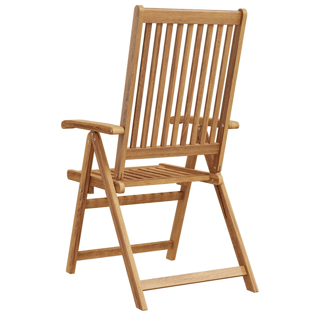 vidaXL Garden Chair | Set of 8 | Natural Wood | Solid Acacia Wood | Standard