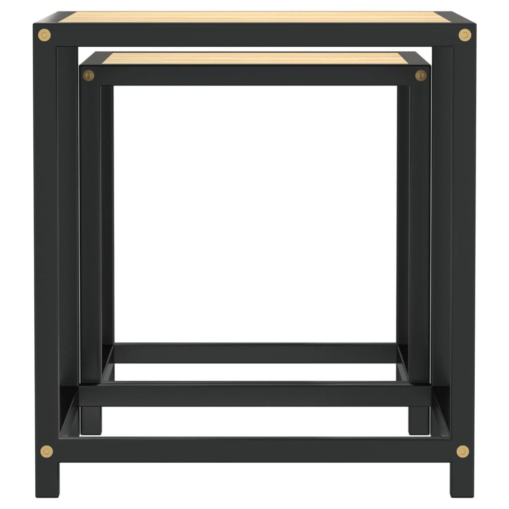 vidaXL Tea Tables 2 pcs MDF Sonoma Oak