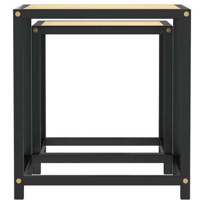 vidaXL Tea Tables 2 pcs MDF Sonoma Oak