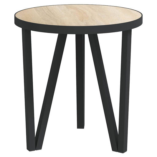 331666 vidaXL Tea Table Sonoma Oak Ø35 cm MDF