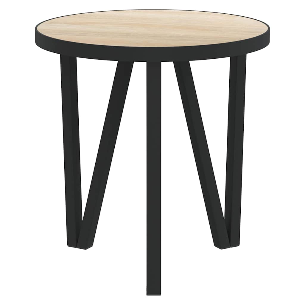 331666 vidaXL Tea Table Sonoma Oak Ø35 cm MDF