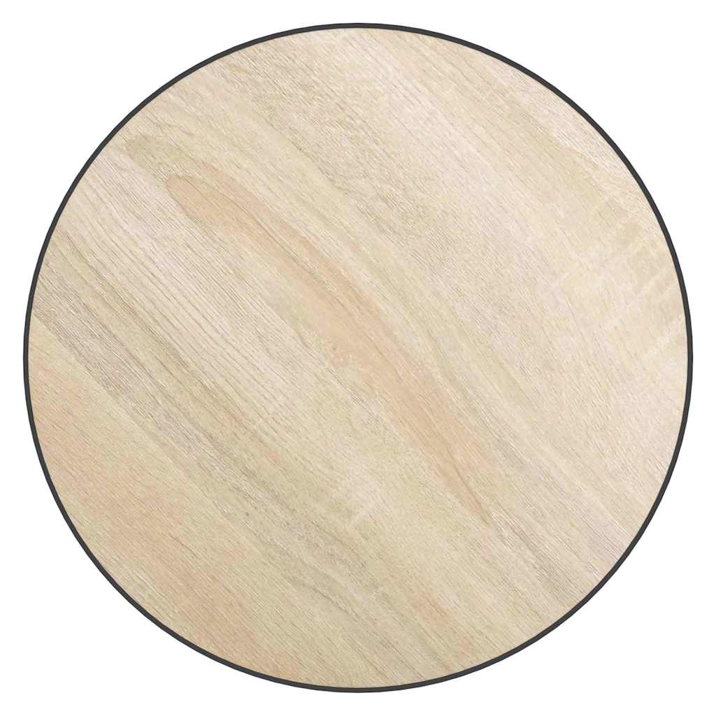 331666 vidaXL Tea Table Sonoma Oak Ø35 cm MDF