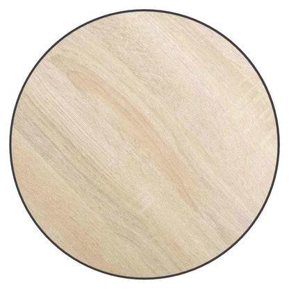 331666 vidaXL Tea Table Sonoma Oak Ø35 cm MDF