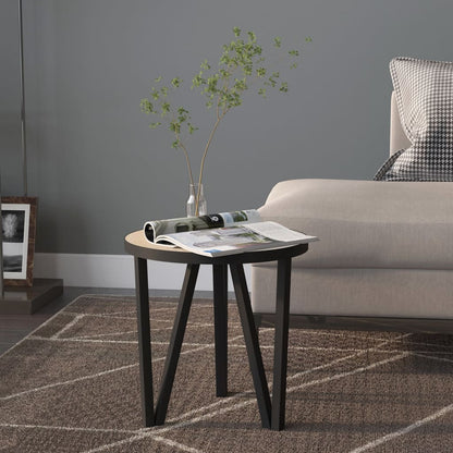 vidaXL Tea Table Sonoma Oak Ø35 cm MDF