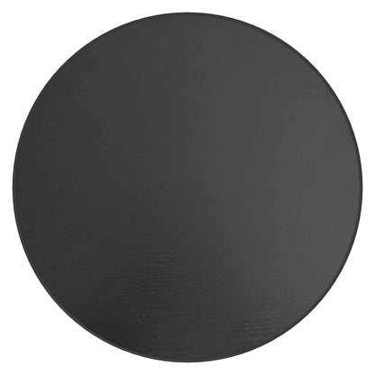 331667 vidaXL Tea Table Black Ø35 cm MDF