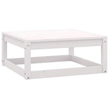 vidaXL Garden Lounge Set | White | Solid pinewood | Modular | Garden Lounge Set