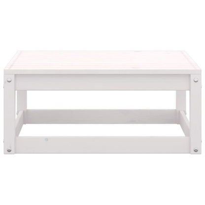 vidaXL 6 Piece Garden Lounge Set White Solid Wood Pine