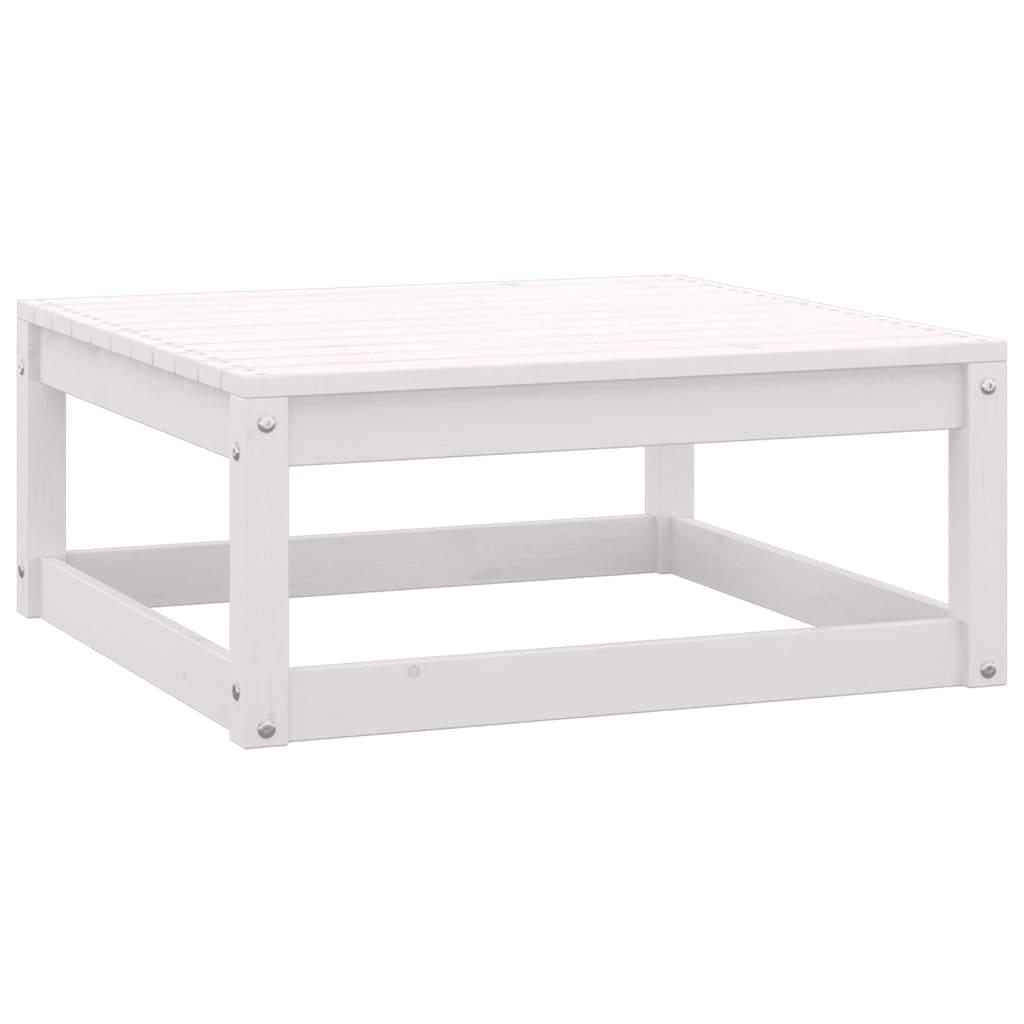 vidaXL Garden Lounge Set | White | Solid pinewood | Medium | Modular