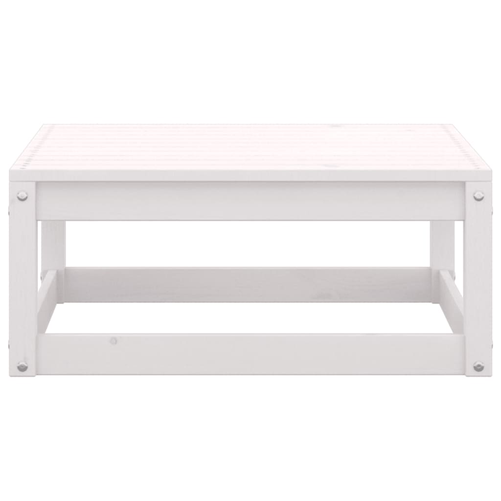 vidaXL Garden Lounge Set | White | Solid pinewood | Medium | Modular