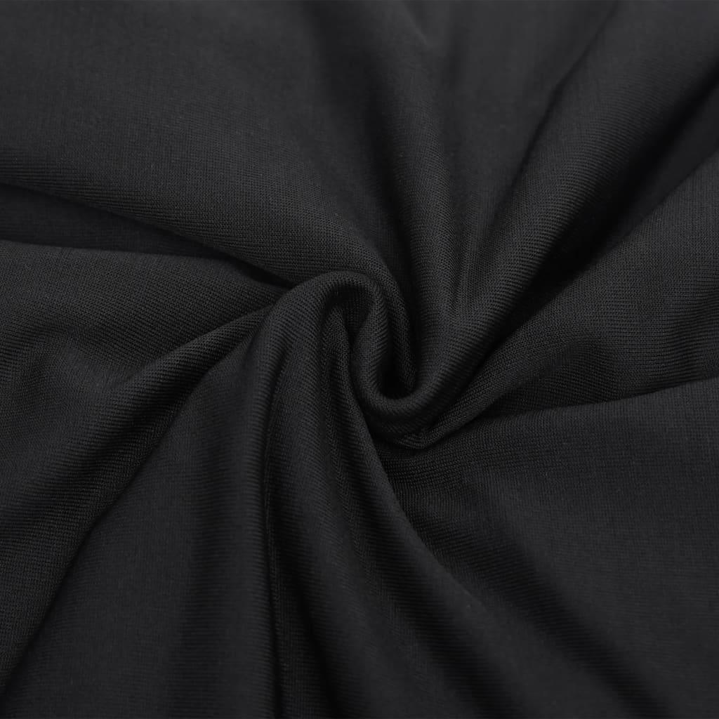 vidaXL Stretch Couch Slipcover Black Polyester Jersey