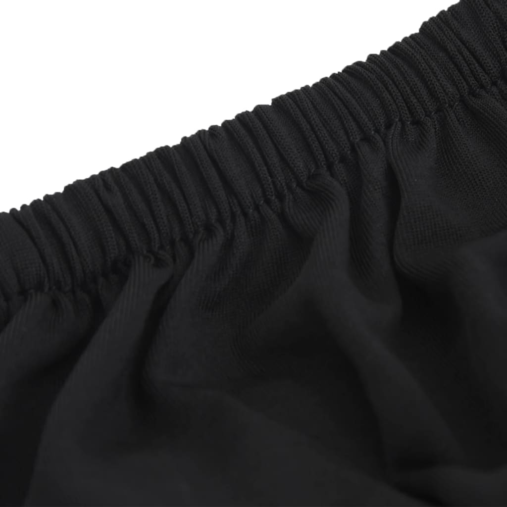vidaXL Stretch Couch Slipcover Black Polyester Jersey