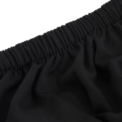vidaXL Stretch Couch Slipcover Black Polyester Jersey
