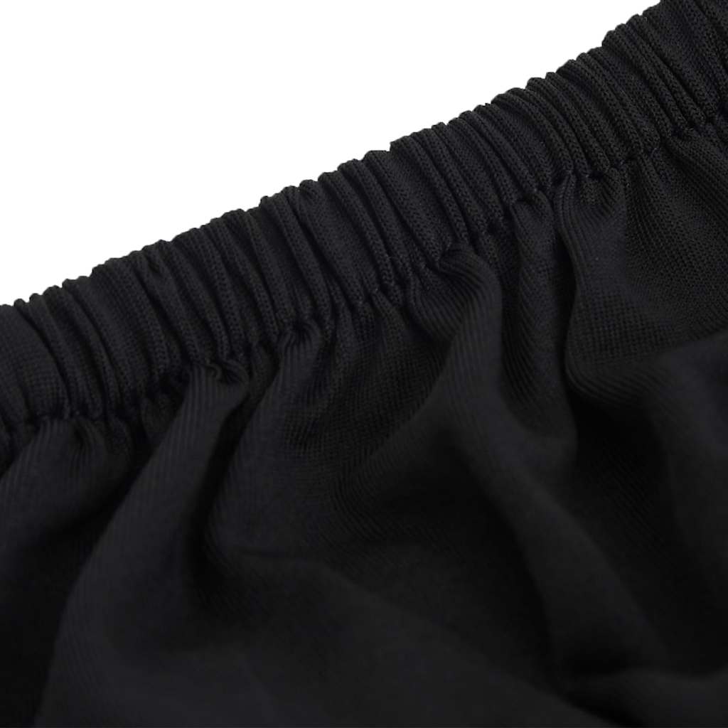 332932 vidaXL Stretch Couch Slipcover Black Polyester Jersey