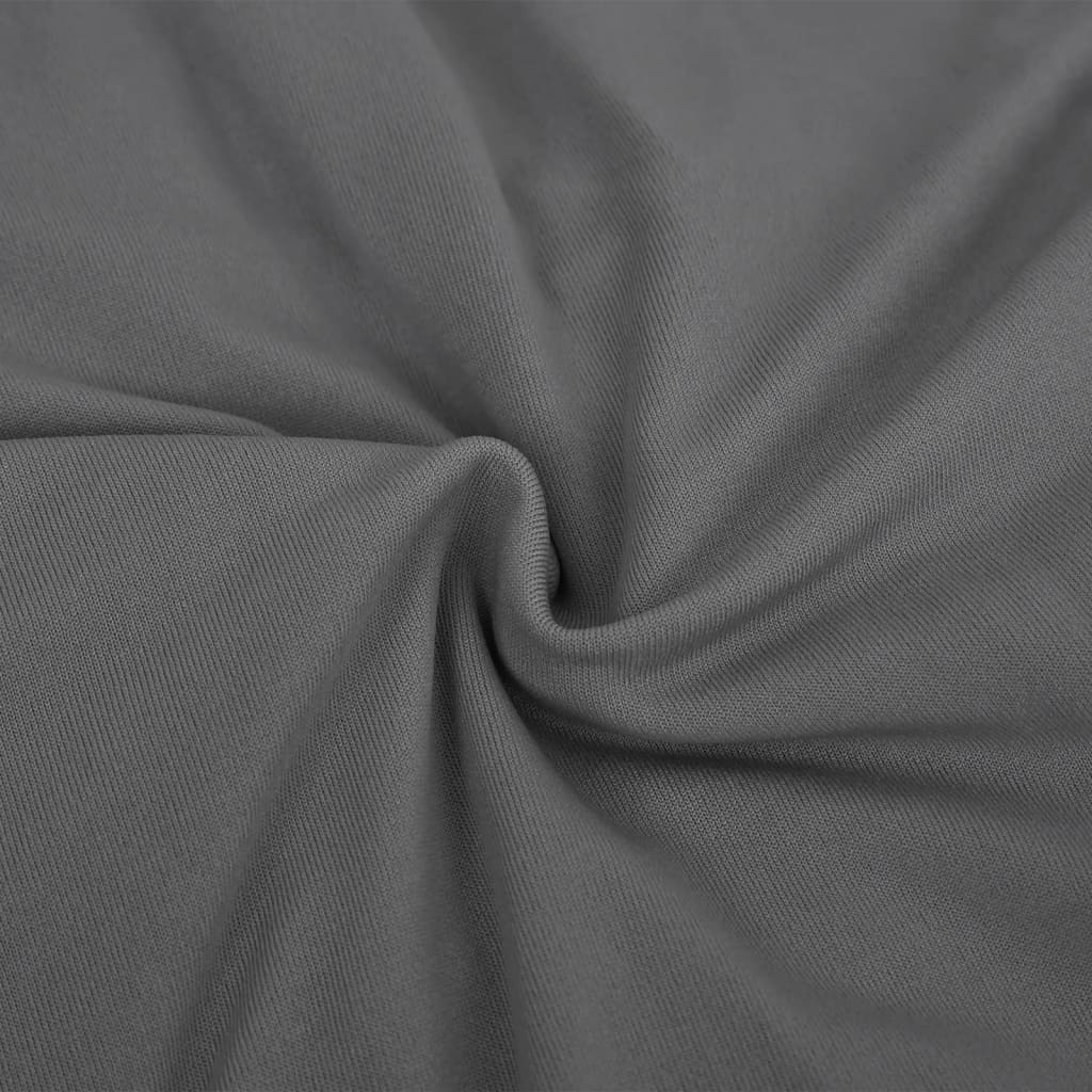 vidaXL 2-Seater Stretch Couch Slipcover Anthracite Polyester Jersey