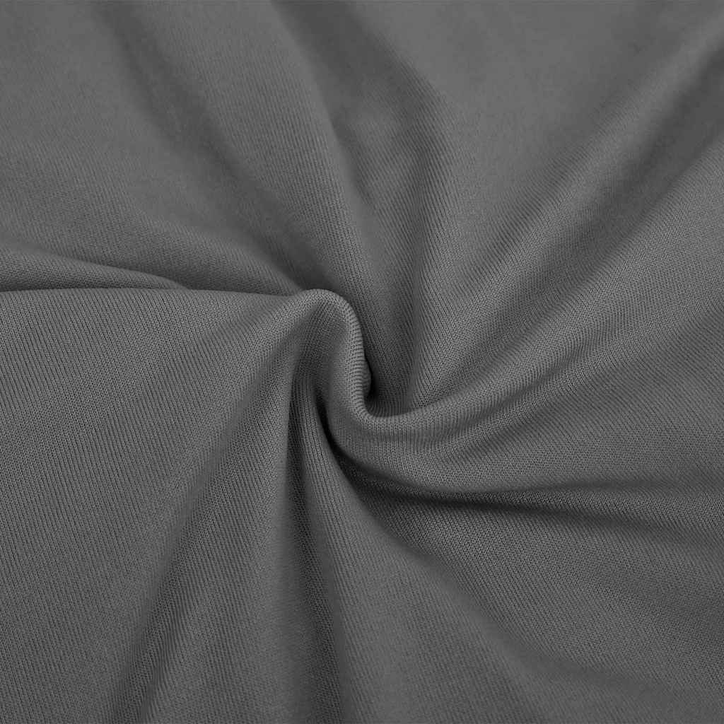 vidaXL 4-Seater Stretch Couch Slipcover Anthracite Polyester Jersey