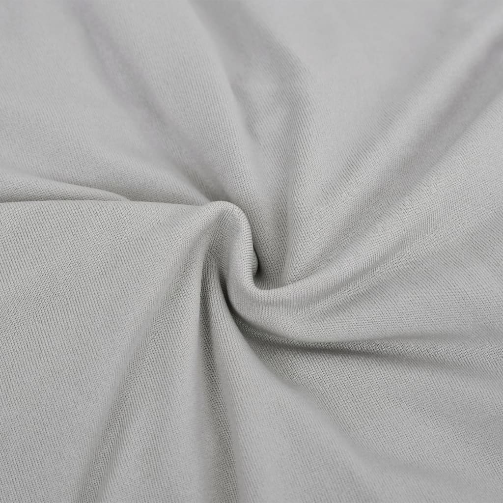vidaXL Stretch Couch Slipcover Grey Polyester Jersey