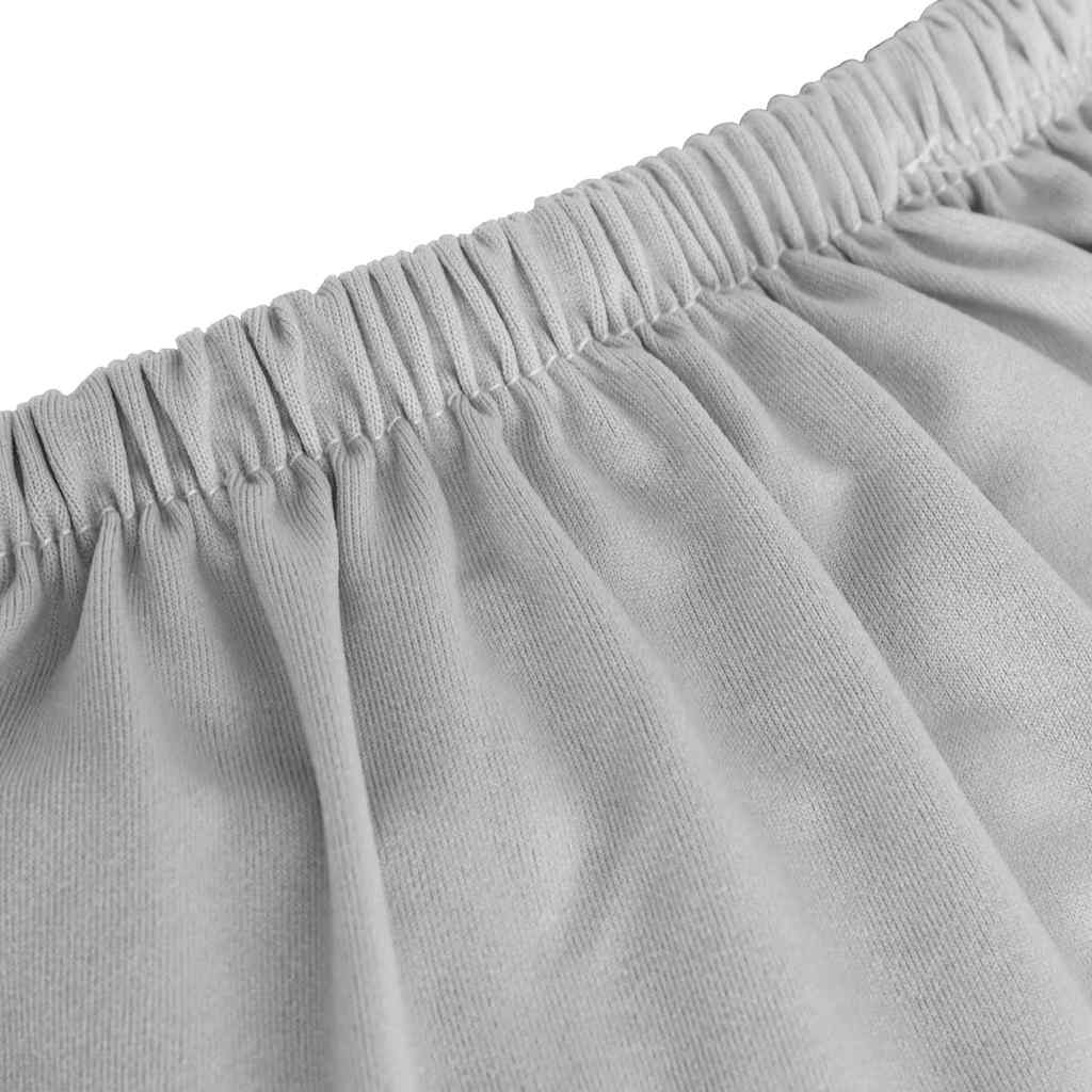 vidaXL Stretch Couch Slipcover Grey Polyester Jersey