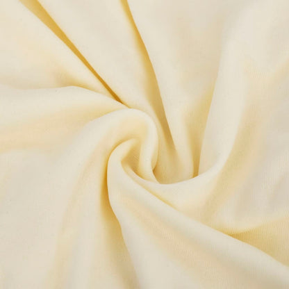 vidaXL 2-Seater Stretch Couch Slipcover Cream Polyester Jersey