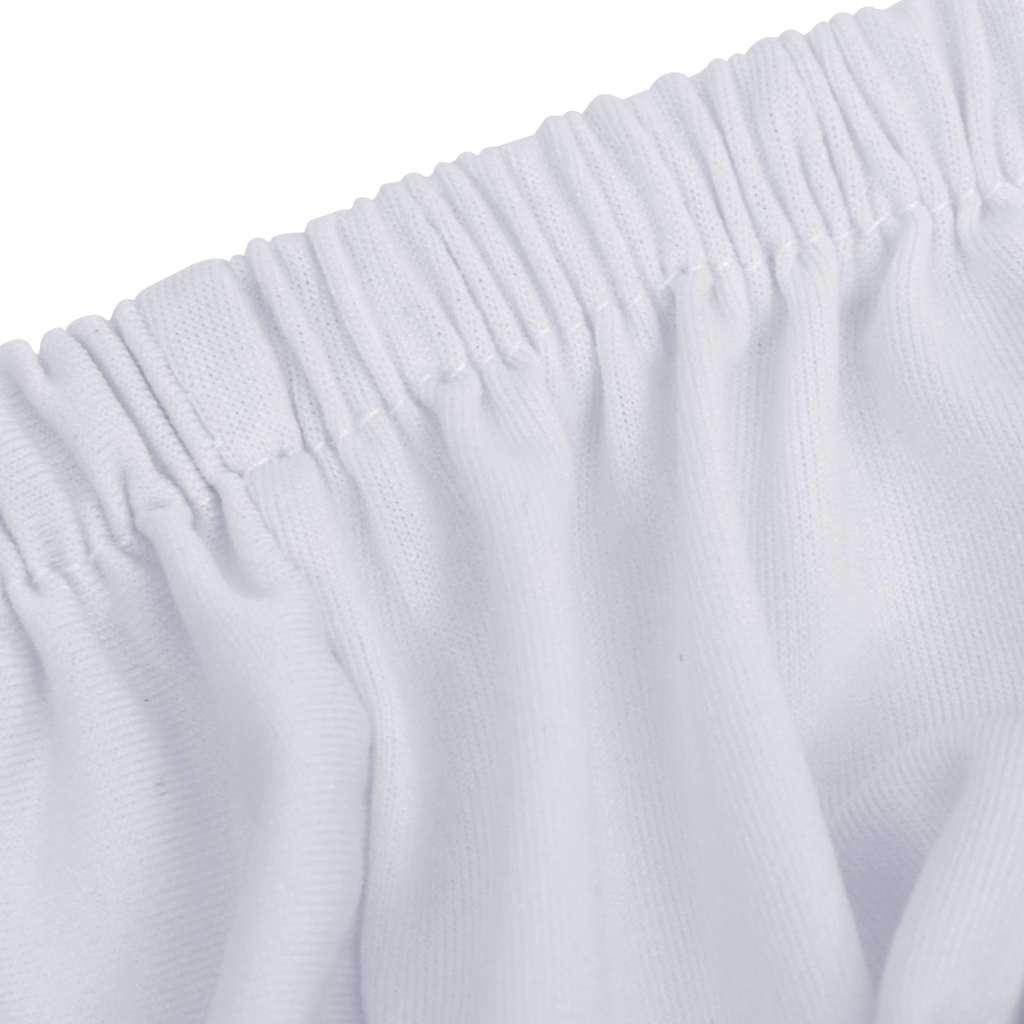 332948 vidaXL Stretch Couch Slipcover White Polyester Jersey