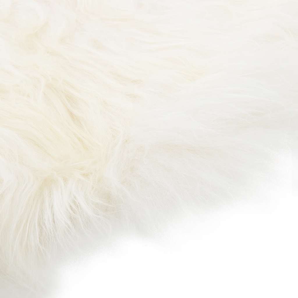 vidaXL Icelandic Sheepskin Chair Cover Cream 70x110 cm