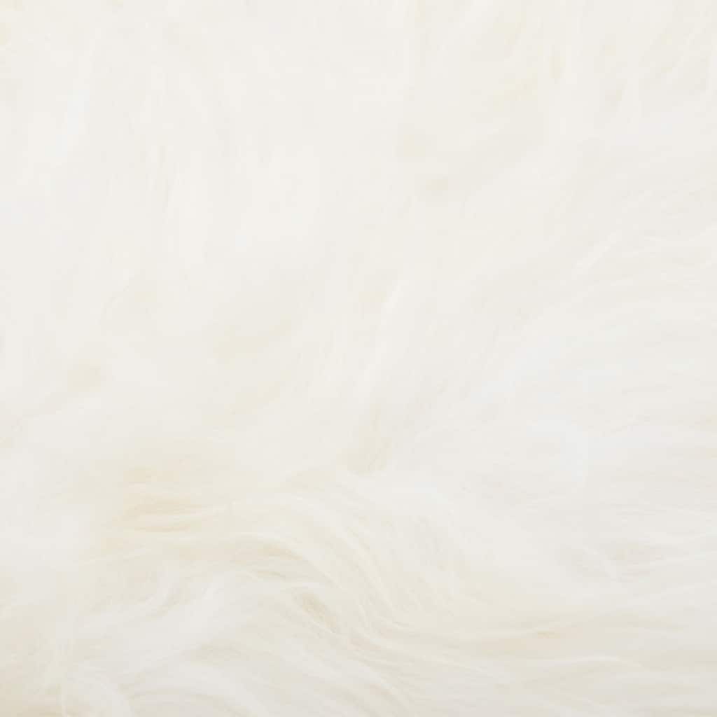 vidaXL Icelandic Sheepskin Chair Cover Cream 70x110 cm