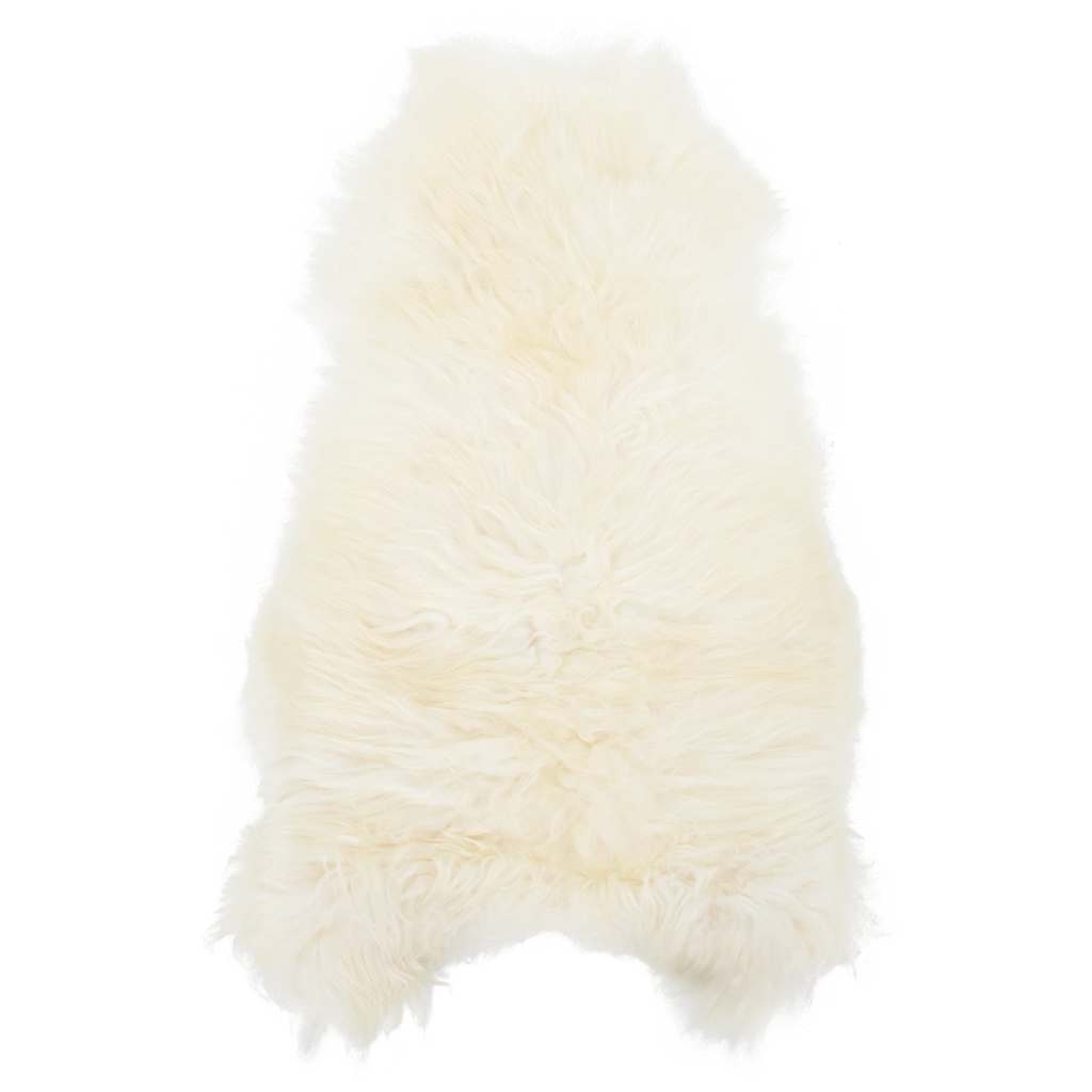 vidaXL Icelandic Sheepskin Chair Cover Cream 70x110 cm