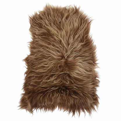 vidaXL Icelandic Sheepskin Chair Cover Brown 70x110 cm
