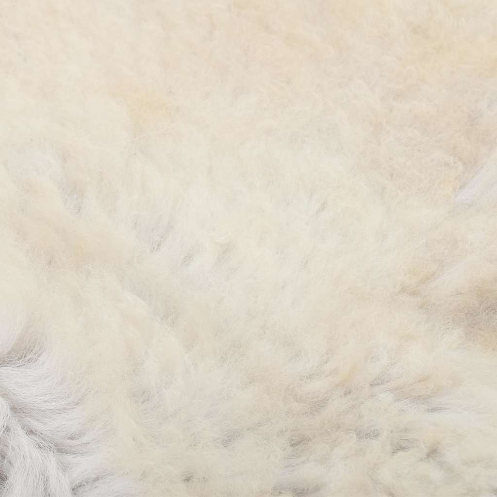 335862 vidaXL Sheep Leather Cream (60-70)x(90-100) cm