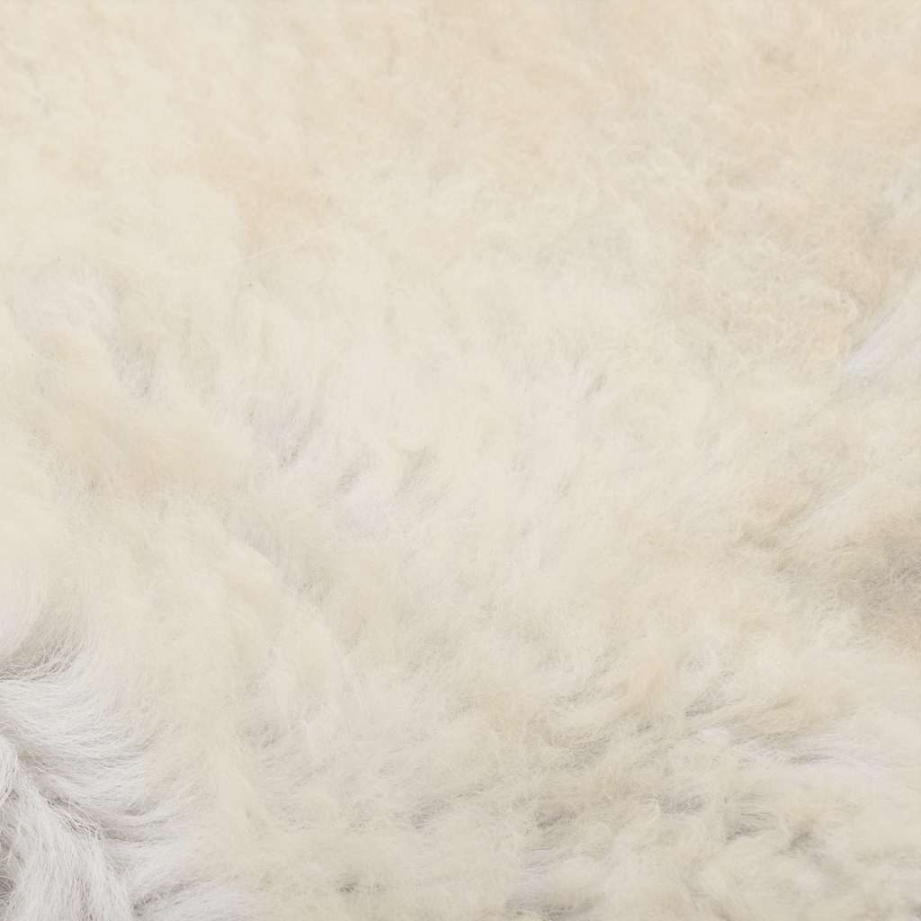 vidaXL Sheep Leather Cream (60-70)x(90-100) cm