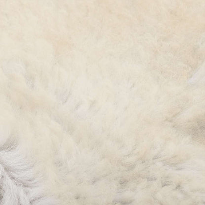 vidaXL Sheep Leather Cream (60-70)x(90-100) cm