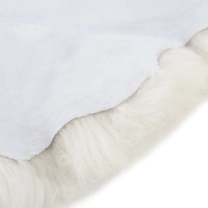 vidaXL Sheep Leather Cream (60-70)x(90-100) cm
