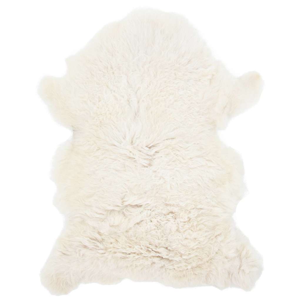 335862 vidaXL Sheep Leather Cream (60-70)x(90-100) cm