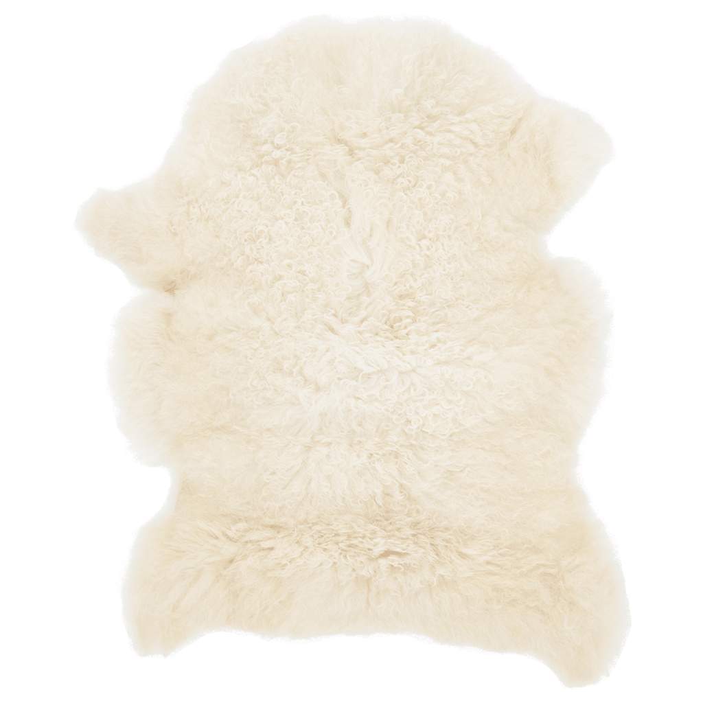 vidaXL Sheep Leather Cream (60-70)x(90-100) cm