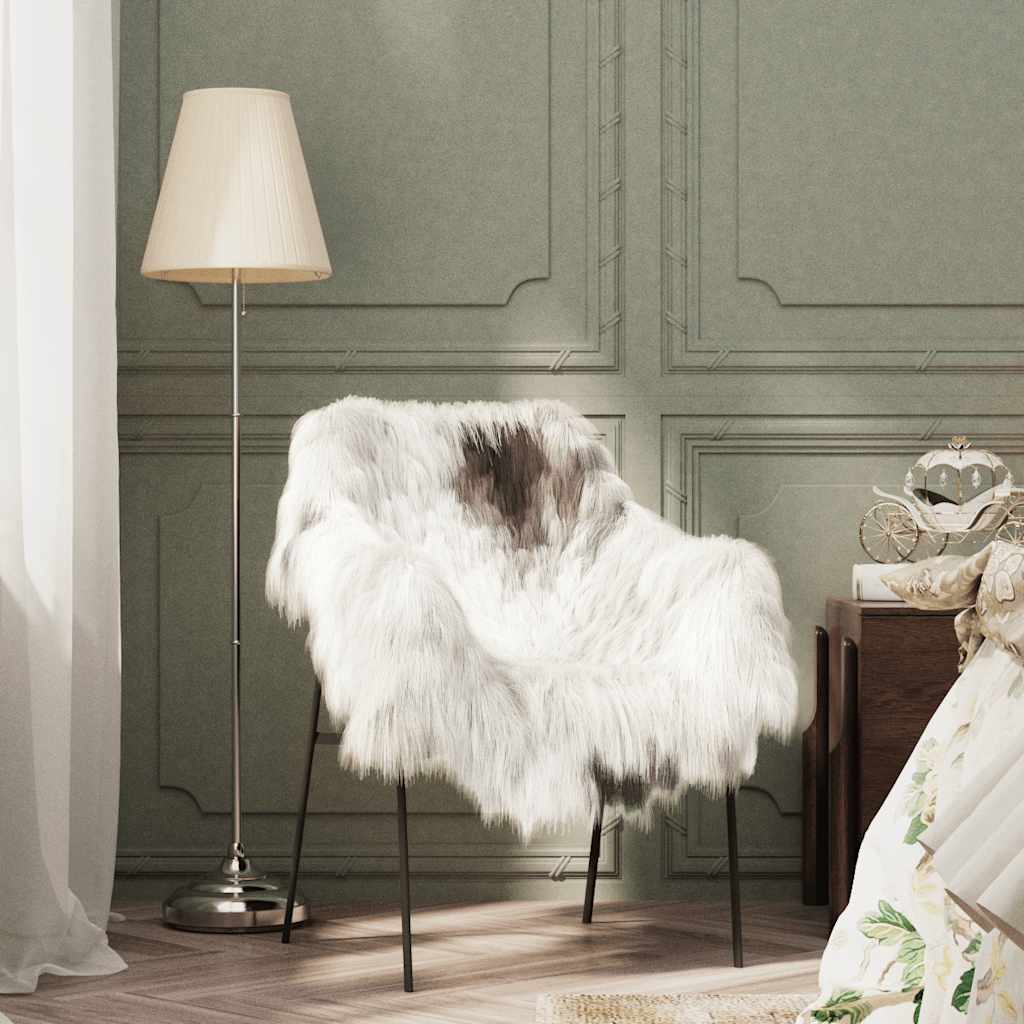 vidaXL Sheep Leather Mixed Colour (60-70)x(90-100) cm